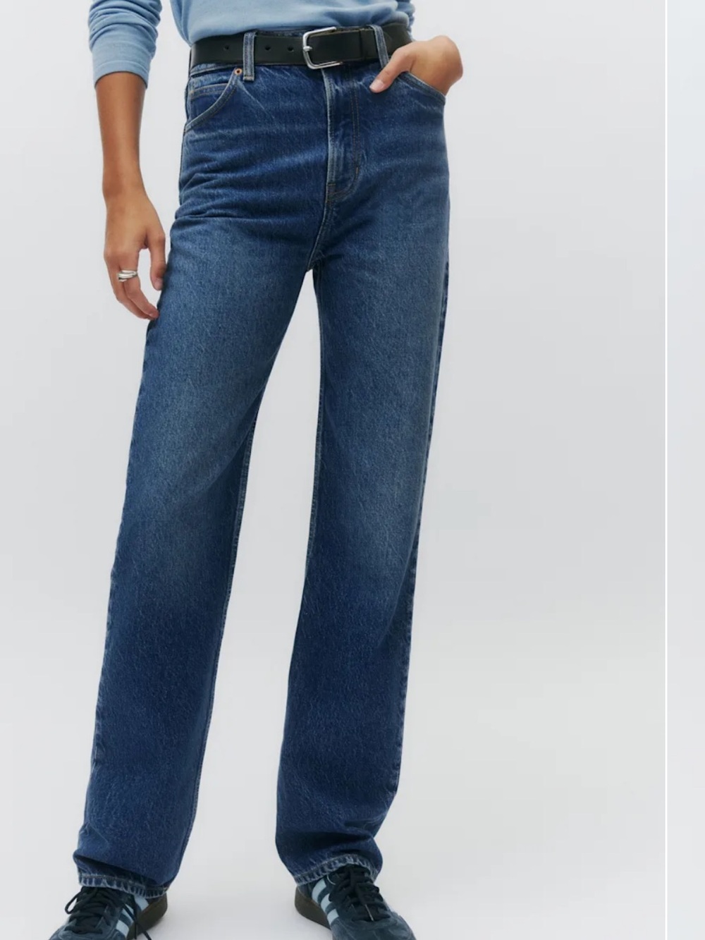 Reformation Abby High Rise Straight Jeans
